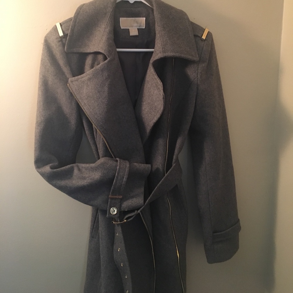 COPY - Micheal Kors asymmetrical walker coat